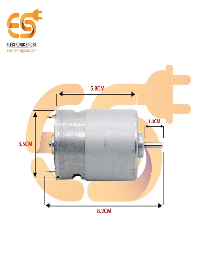 Electronicspices Electronic Spices Combo of DC 12V RS-555 Brushed Motor with 555 DC Motor Stud Connector - Image 2