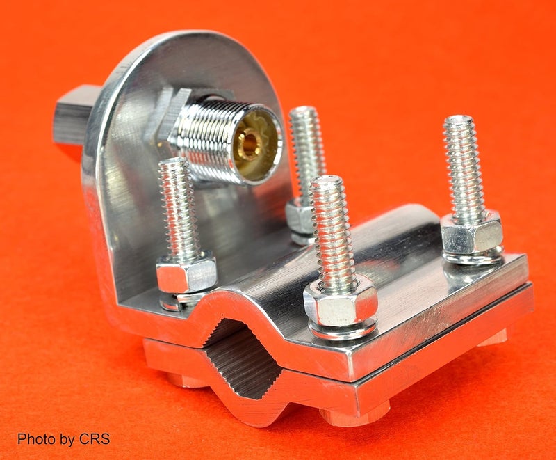 Workman Double Groove CB Radio Antenna Mount W/ SO239 Stud BRV1 - Image 2
