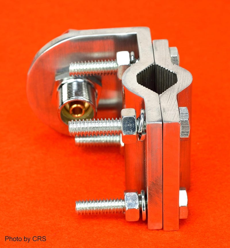 Workman Double Groove CB Radio Antenna Mount W/ SO239 Stud BRV1 - Image 3