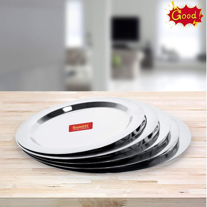 Stainless Steel Heavy Gauge Ciba/Lids/Tope Cover 5 Pcs Big Size - 17Cm, 18.8Cm, 20Cm, 21.3Cm, 22.8Cm - Image 2