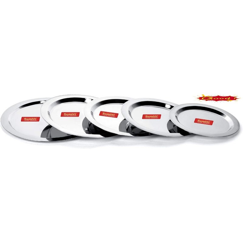 Stainless Steel Heavy Gauge Ciba/Lids/Tope Cover 5 Pcs Big Size - 17Cm, 18.8Cm, 20Cm, 21.3Cm, 22.8Cm - Image 5