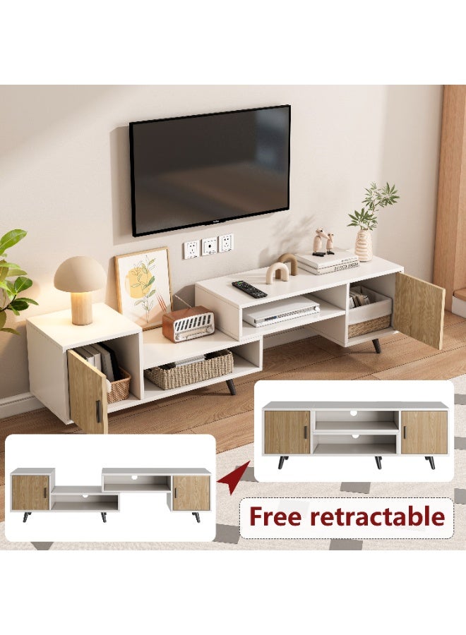 سوكا هوم وحدة تلفزيون قابلة للتمديد والطي، تصميم متعدد الوظائف ينسجم مع كافة الأنماط الداخلية. - Image 4