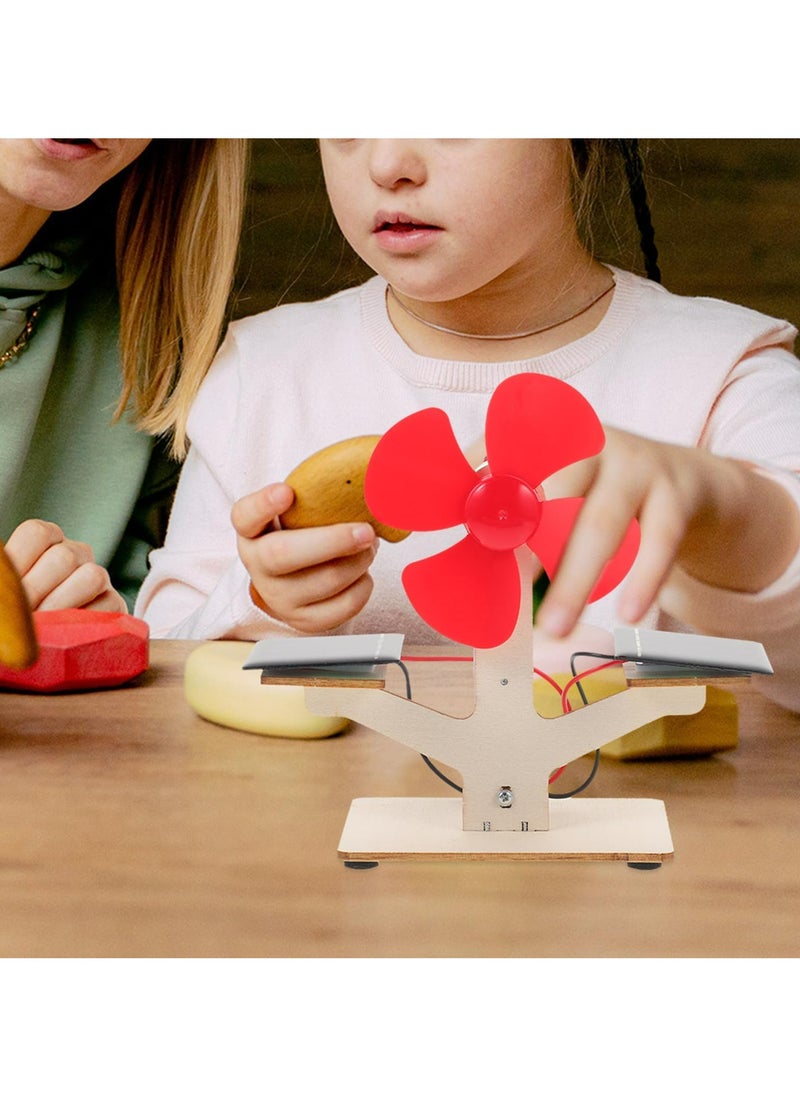 CMGTYYD Scientific Solar Fan Toy, Engineering Products Toys for Kits Experiment Science Model, Development Children Solar Brain of Educational Assembly Kids Fan DIY Students  - Image 1
