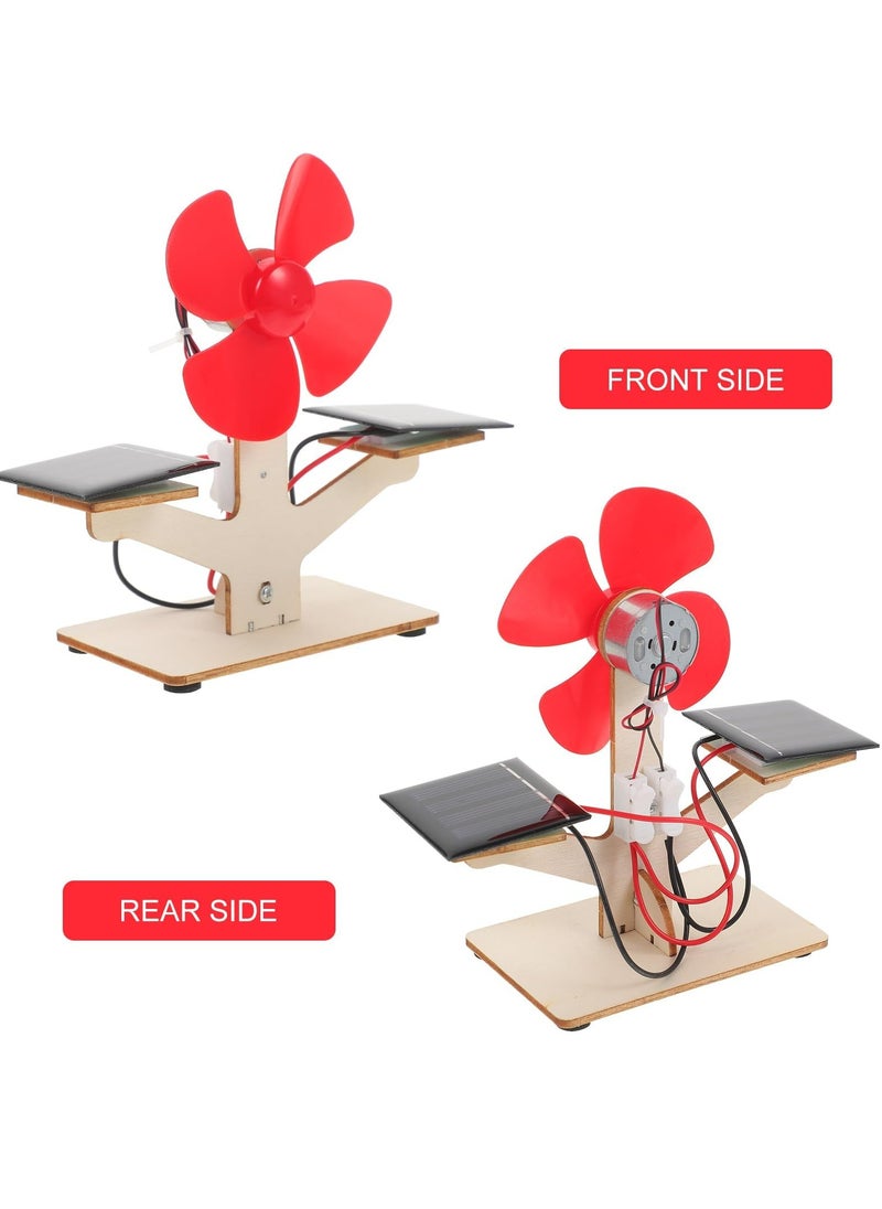 CMGTYYD Scientific Solar Fan Toy, Engineering Products Toys for Kits Experiment Science Model, Development Children Solar Brain of Educational Assembly Kids Fan DIY Students  - Image 5
