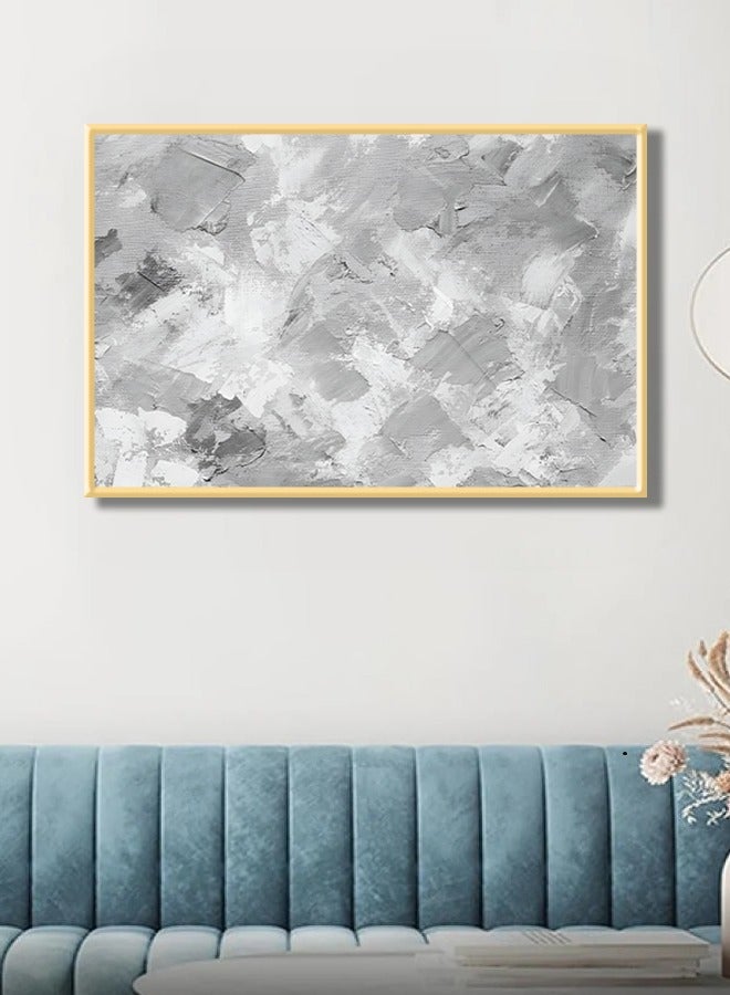4gdran Canvas Wall Art For Wall Decoration Abstract Design With A Hollow Frame Size 120x80cm One Piece  - Image 1
