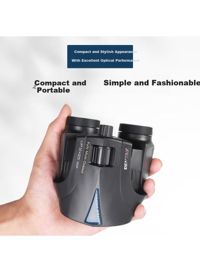 Pentax Japan Pentax Up 10x25wp Binoculars High Definition High Power Nitrogen Filled Waterproof Adult Children Bird Watching - Image 3