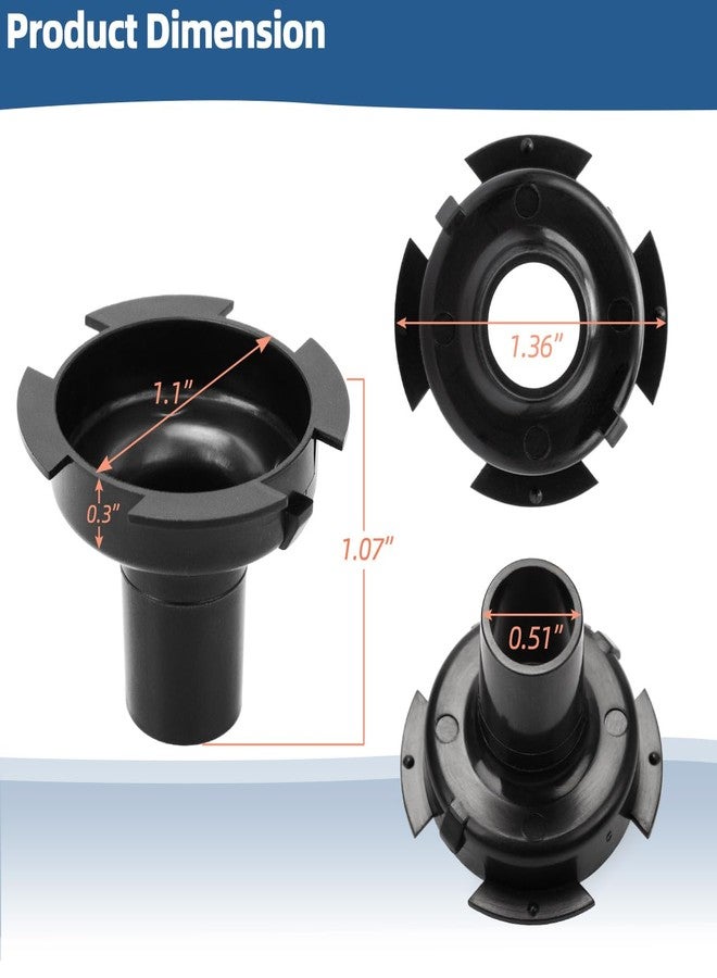 Sconva 4223 Drain Spud Compatible with Aprilaire Humidifier Models 500, 500A, 500M, 550, 560, 600, 600A, 600M Humidifier Parts & Accessories - Image 2