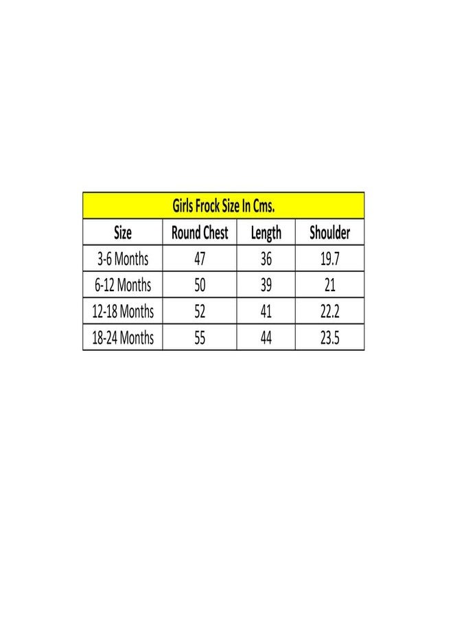 BUMZEE فستان قطني قصير الأكمام يصل إلى الركبة من بامزي للبنات الصغيرات باللونين الأصفر والأحمر - من 3 إلى 6 أشهر (Peb10237B-ylw) - Image 5