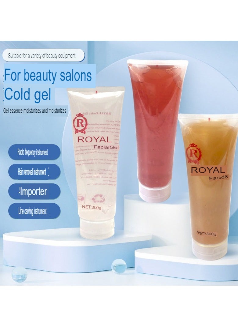 Royal - Skin Rejuvenation  Gel, Ultrasonic Gel For 40k Cavitation Machine, Radio Frequency Conductive Gel For RF Fat Burning Device And Other Weight Loss Machines, (300g Yellow) - Image 1