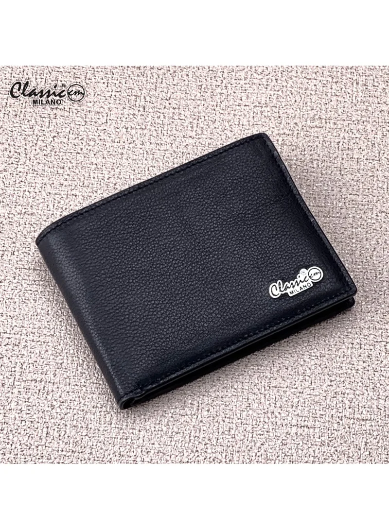 Classic Milano Classic Milano Genuine Leather Wallet for Men – Slim Bifold Men’s Wallet with RFID Blocking, Multiple Card Slots – Stylish Mens Purse Wallets Gift for Husband, Father