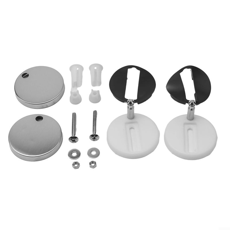 Stainless Steel Toilet Lid Hinge Screws Replacement Fixing Bolts Set of 2 Size B 60MM - Image 2