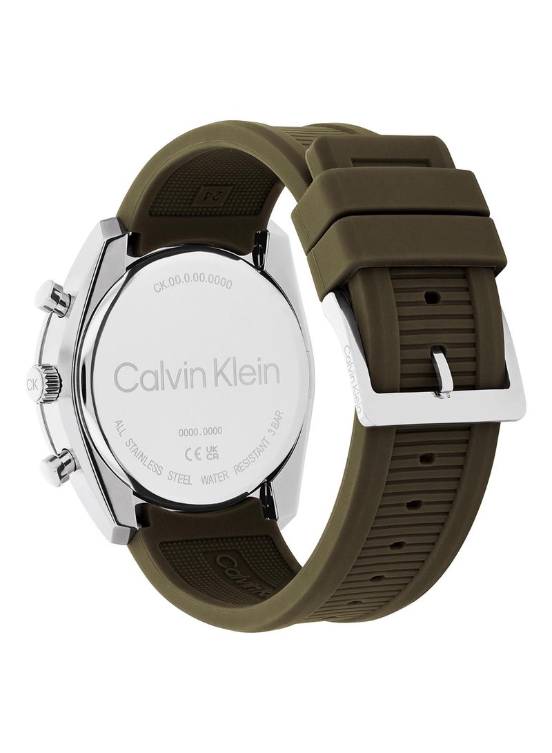 CALVIN KLEIN ساعة يد رجالية كالفن كلاين تونيو أنالوج بحالة رمادية باردة - 25200469 - Image 3