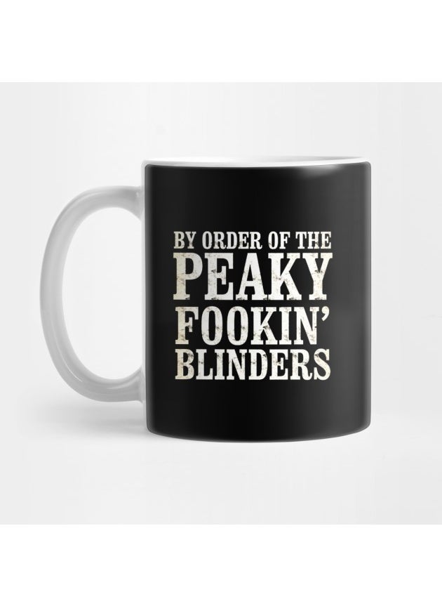 Pixxa - By Order Of The Peaky Fookin' Blinders Mug Glass - Image 1