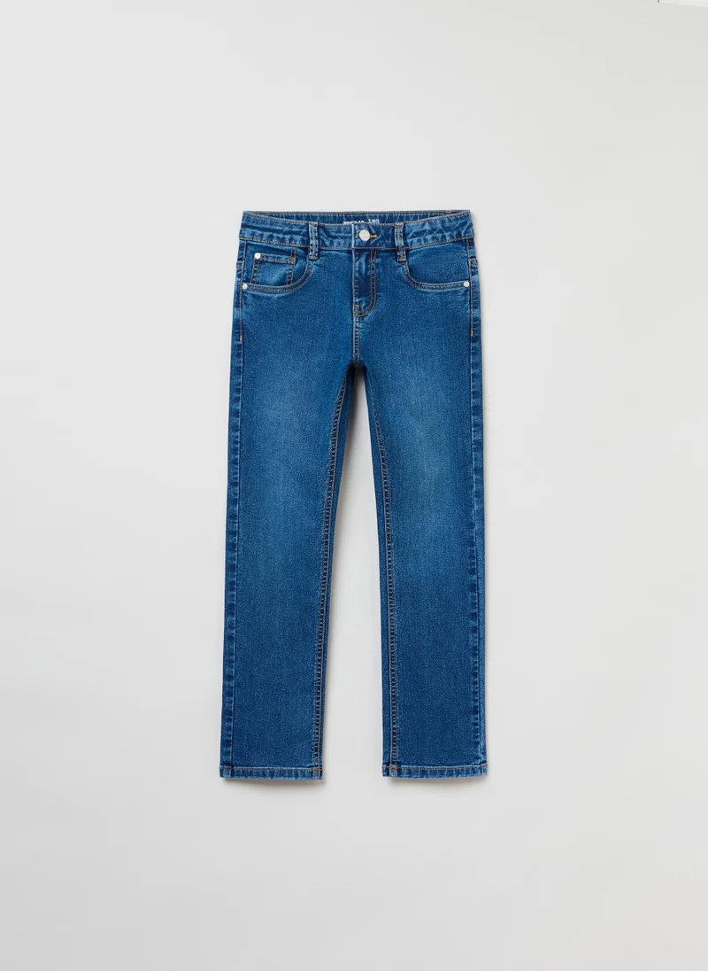 او في اس OVS Regular-Fit Stretch Jeans