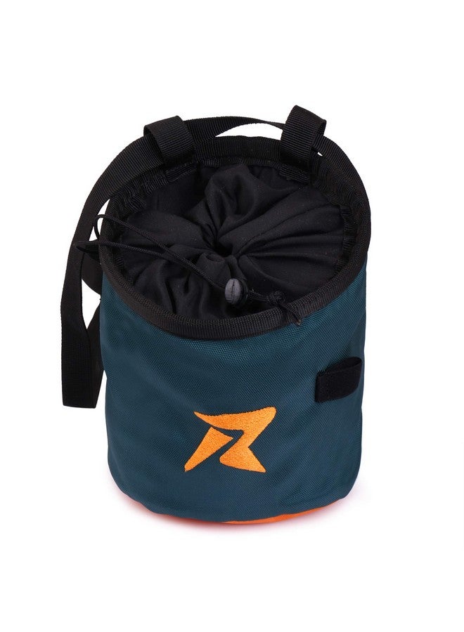Rocksport Rock Climbing Chalk Bag with Belt and Zipper Pocket, Waterproof Nylon Designed for Both Indoor and Outdoor Climbing (Color May Vary) - Image 3