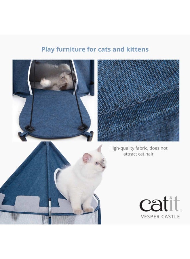 Catit Vesper Castle Blue 48x48x95 cm - Image 2