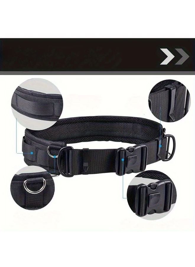 حزام كاميرا أسود قابل للتعديل ومتين ومتنفس لحمل الكاميرا على الخصر مع جيوب متعددة - Image 3