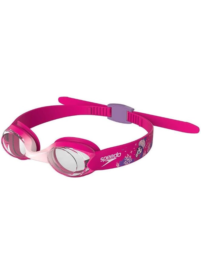 Speedo Unisex Kids Infant Illusion Swimming Goggles - Orange, One Size - Image 4