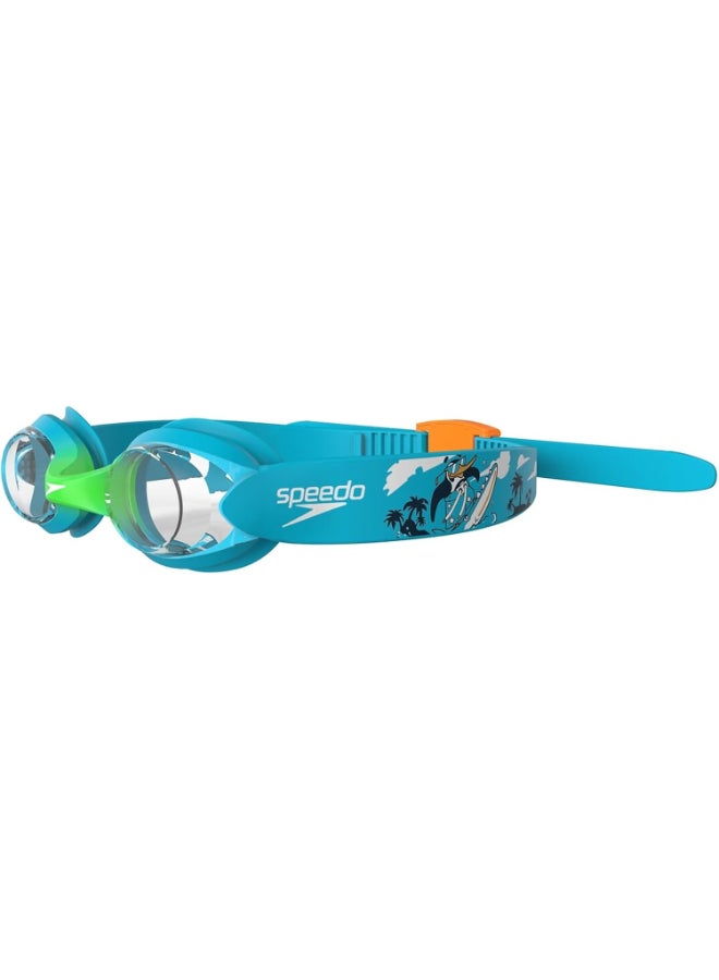 Speedo Unisex Kids Infant Illusion Swimming Goggles - Orange, One Size - Image 2