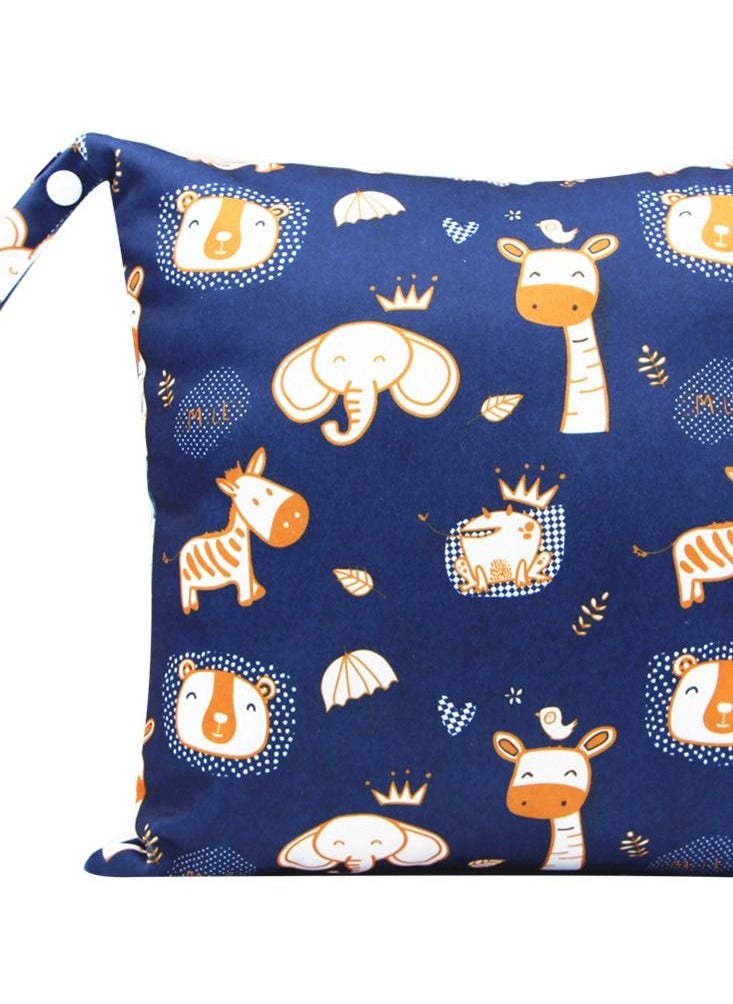 Loquat Cartoon Cute Print Stroller Hanging Bag Multi-functional Diaper Storage Bag Diaper Pad Hanging Bag  - Image 1