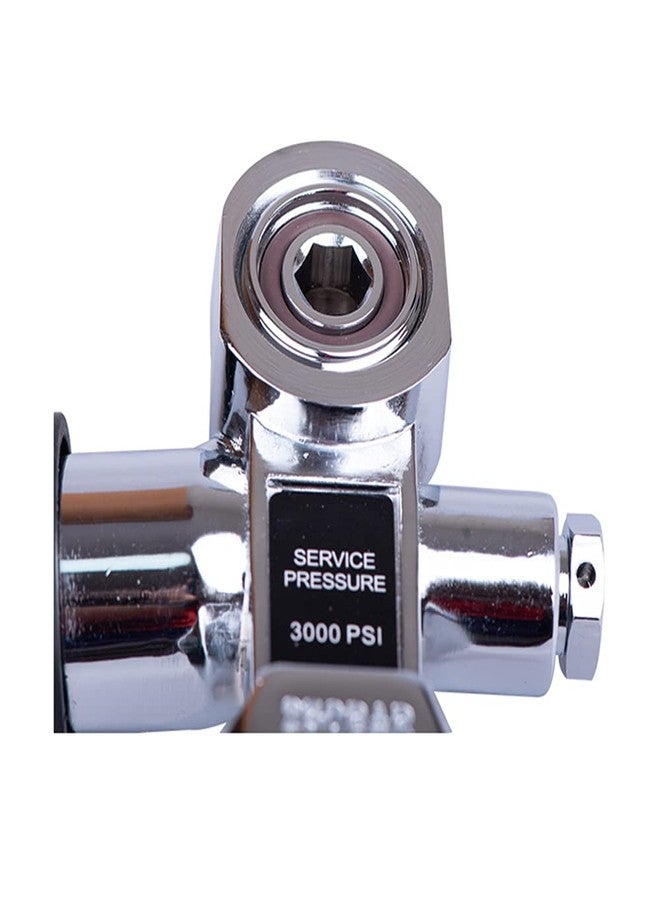 U/D Scuba Diving Cylinder Valve DIN to Yoke 250 Bar Diving Tank Cylinder Valve - Image 3