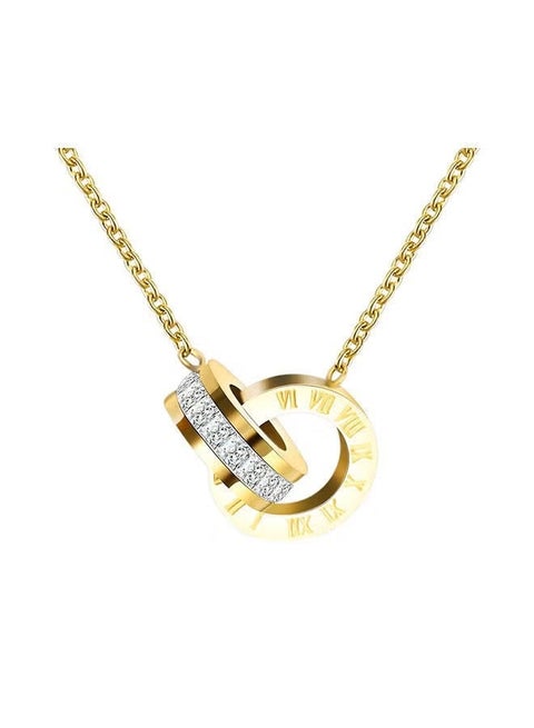 Chic Elegant Ring Design Stylish Necklace