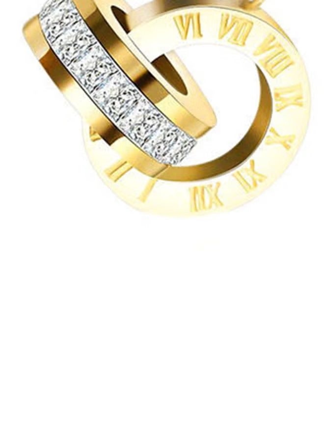 Chic Elegant Ring Design Stylish Necklace - Image 3