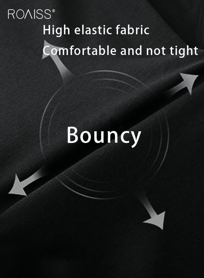 رويس ملابس سباحة نسائية قطعة واحدة بتصميم ألوان متداخلة، بأكمام قصيرة، مناسبة للسباحة وركوب الأمواج، ملابس رياضية محتشمة، ملابس شاطئ، وملابس سباحة للحماية من الشمس، مثالية للرياضات المائية وأيام الشاطئ النشطة. - Image 4