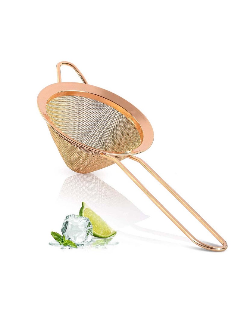 SYOSI غربال شبكي ناعم من الفولاذ المقاوم للصدأ مصفاة صغيرة فعالة على شكل مخروط للشموع والأعشاب والقهوة والمشروبات غربال شبكي ناعم غير قابل للصدأ ممتاز كمصفاة شاي - Image 1