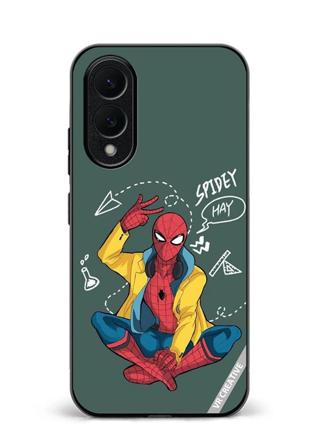 VR CREATIVE Protective Case Cover For Samsung Galaxy S25 Edge Spiderman Design Multicolour