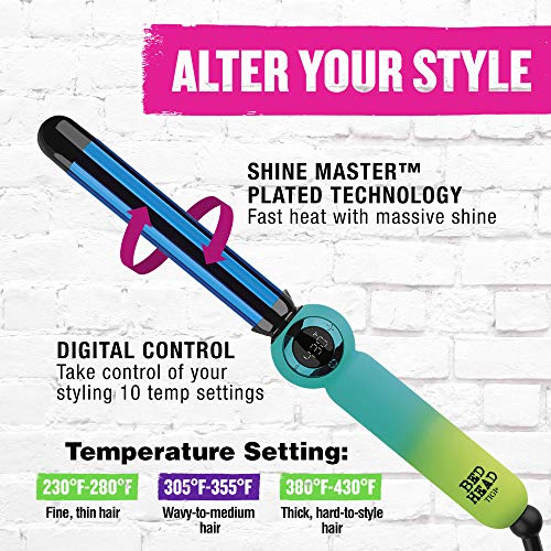 Bed Head Twirl Junkie Digital Curling Wand | Tight Curls and Waves, (1 in) - Image 4