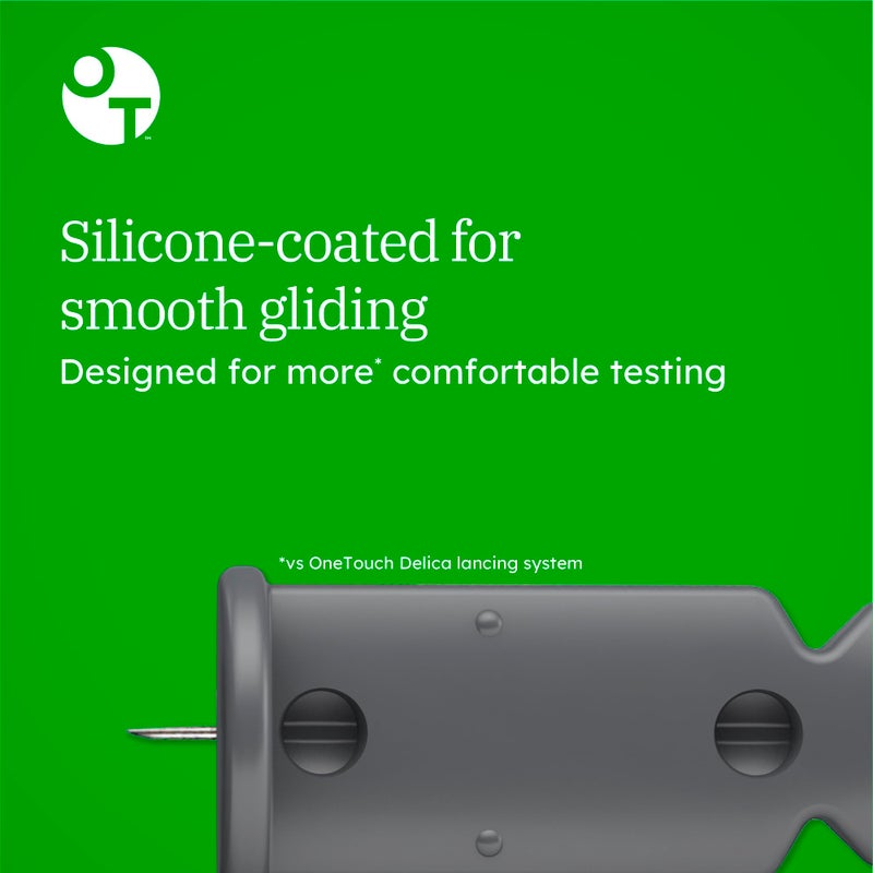 OneTouch Delica Plus Lancets for Diabetes Testing - Fine 30-Gauge Lancets for Blood Test - Diabetic Supplies for Blood Sugar Monitor - for Lancing Device, 180 Count - Image 5