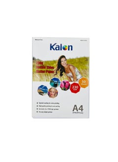 Kalon A4 230gsm Double side Matte card paper any inkjet printer Printing, Cardstock  paper  - Image 1