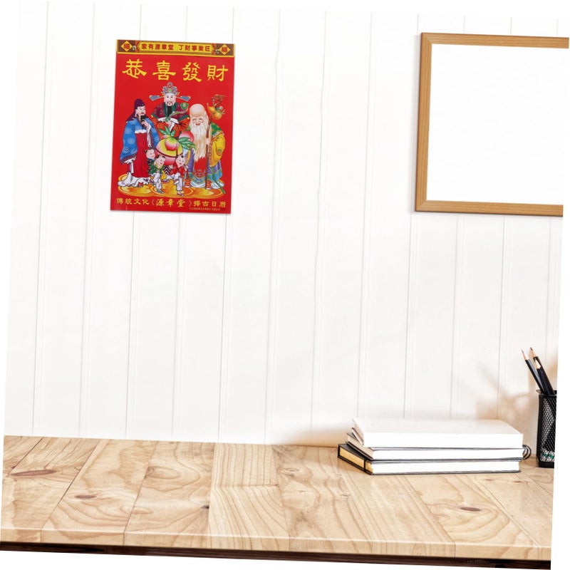 STOBOK Traditional Chinese Zodiac Calendar: 2026 Year Of Horse Hanging Wall Calendar With Tear-off Pages Practical Daily Planner For Home Office School 16k - Image 5