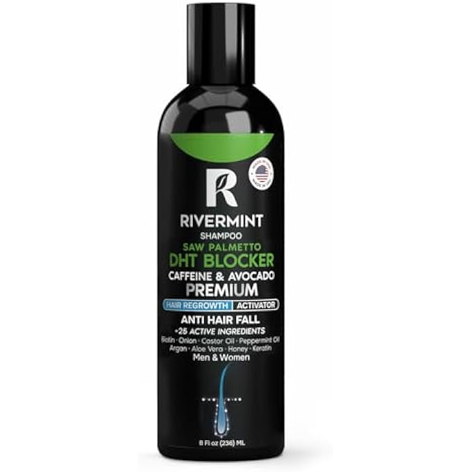 PREMIUM HAIR STRENGTHENING SHAMPOO CASTOR OIL, BIOTIN, AVOCADO OIL, CAFFEINE, SAW PALMETTO, ONION, AND REDENSYL HAIR REGROWTH & THICKENING SUPPORT SULFATE-FREE, PARABEN-FREE, FOR MEN & WOMEN - Image 1