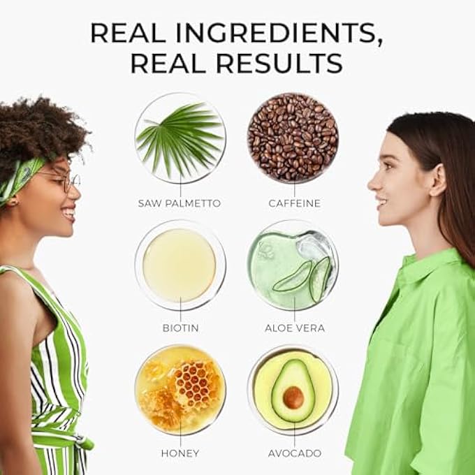 PREMIUM HAIR STRENGTHENING SHAMPOO CASTOR OIL, BIOTIN, AVOCADO OIL, CAFFEINE, SAW PALMETTO, ONION, AND REDENSYL HAIR REGROWTH & THICKENING SUPPORT SULFATE-FREE, PARABEN-FREE, FOR MEN & WOMEN - Image 3