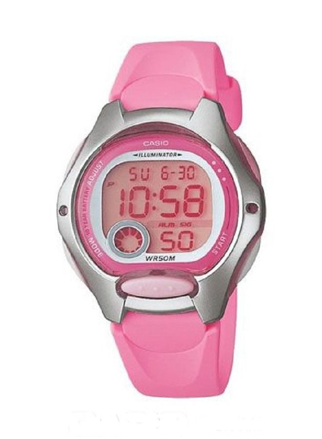 Casio Girls Watch Digital Pink Display Resin Band LW-2004BVDF. - Image 1