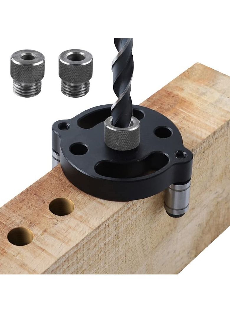 SYOSI Self Centering Doweling Jig, Punch Locator Dowel Jig Kit Handheld Drill Guide for Straight Holes Wood Panel Hole Puncher for Woodworking Joinery 6mm 8mm 10mm Woodworking Joints Tool - Image 1