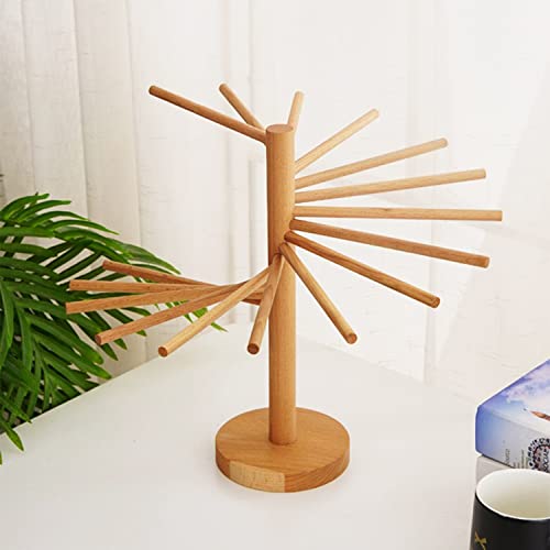VALDUS Wood Collapsible Homemade Household Noodle Dryer Rack Hanging Pasta Drying Rack for Home Kitchen - Image 4