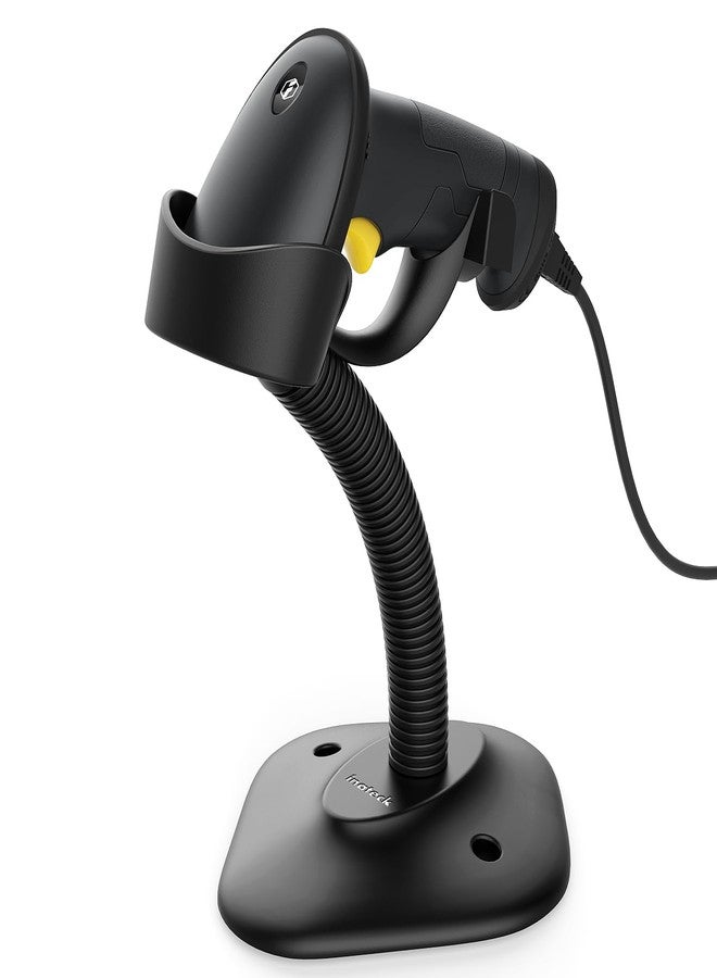 Inateck 1D USB Barcode Scanner with Intelligent Stand Wired, BCST-33 - Image 1