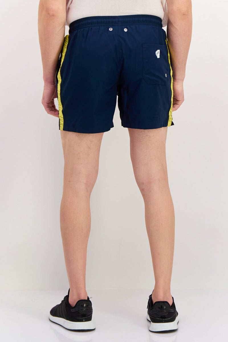 Ufc Men Sportswear Fit Brand Logo Training Shorts, Blue - Image 2