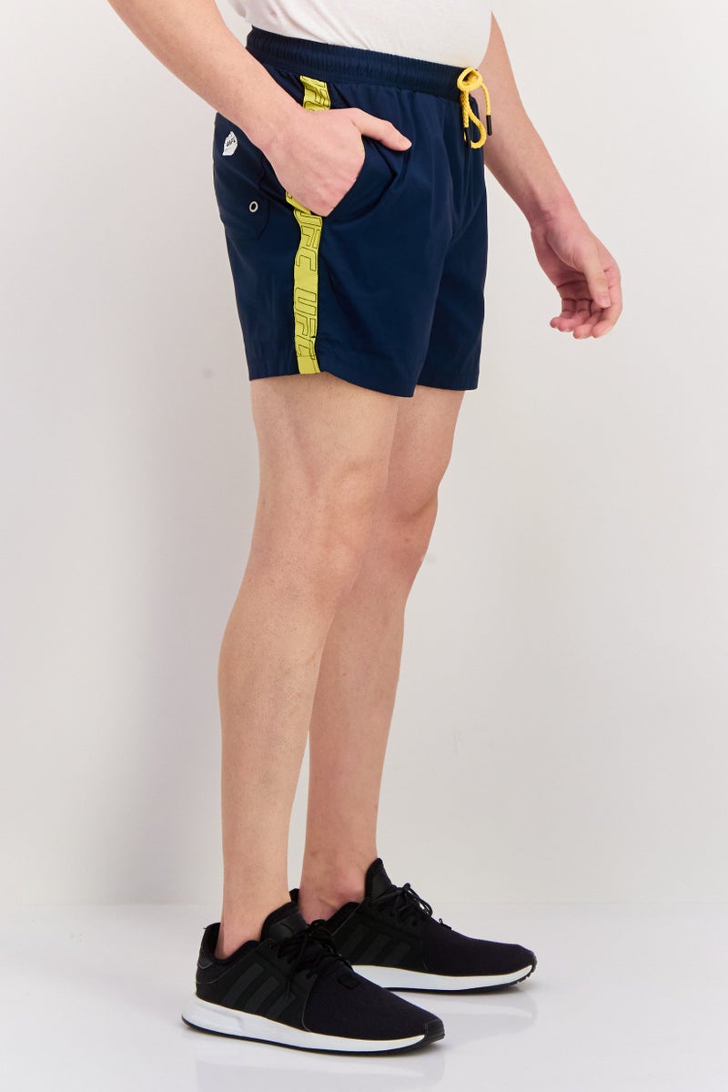 Ufc Men Sportswear Fit Brand Logo Training Shorts, Blue - Image 4