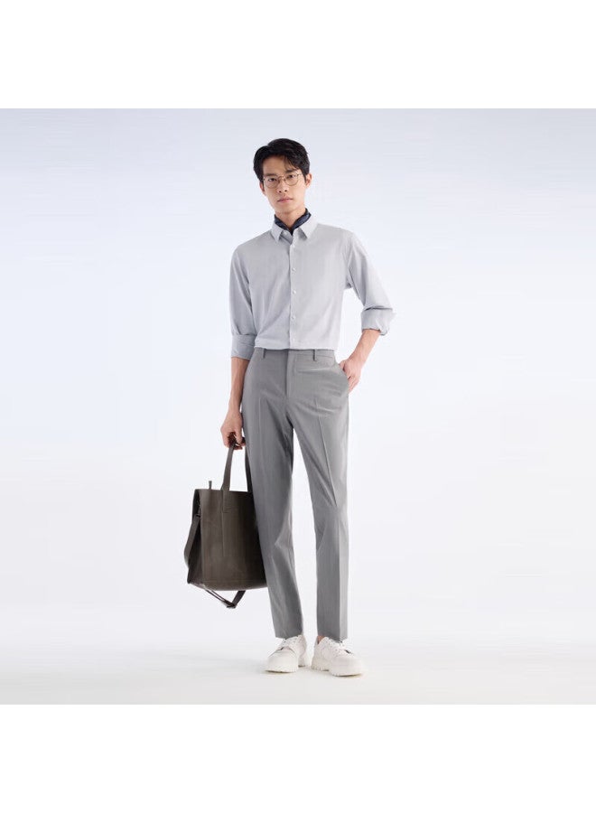Joeone Men's Pants, Dress Pants , Spring And Summer Business Straight-leg Casual Trousers For Me - Image 1