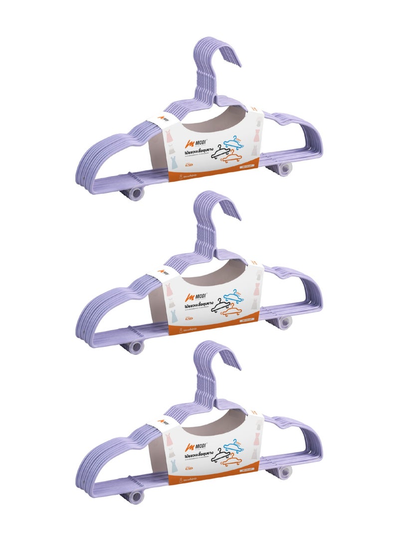 MODI 30 قطعة شماعات نسائية - متينة، غير قابلة للانزلاق، موفرة للمساحة، شماعات ملابس أنيقة للفساتين، القمصان والمزيد | جودة ممتازة مع تشطيب ناعم - مثالية لتنظيم الخزانة - Image 1