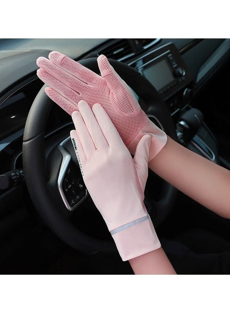 Women's Driving Gloves Pink - Image 2