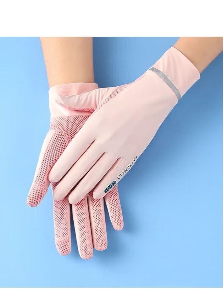 Women's Driving Gloves Pink - Image 5