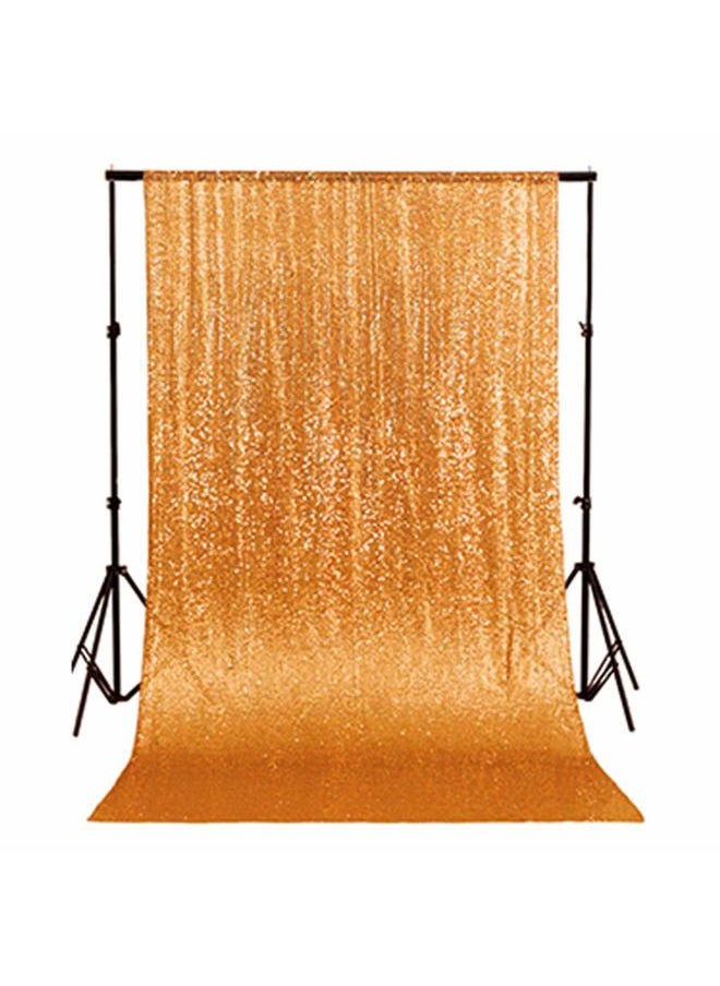 ShinyBeauty - Sequin Backdrop 4FTx6FT-Gold Backdrops Photography Background for Wedding/Party/Curtain/Birthday/Christmas/Prom/Other Event Decor -(48inx72in) (Gold) - Image 1