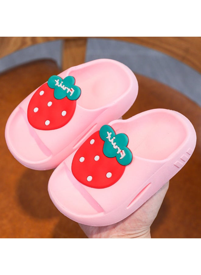 Children's Sandals Cartoon Baby Home Cute Non-slip Toddler Strawberry Princess Shoes Summer Soft Sole Boys - Image 1