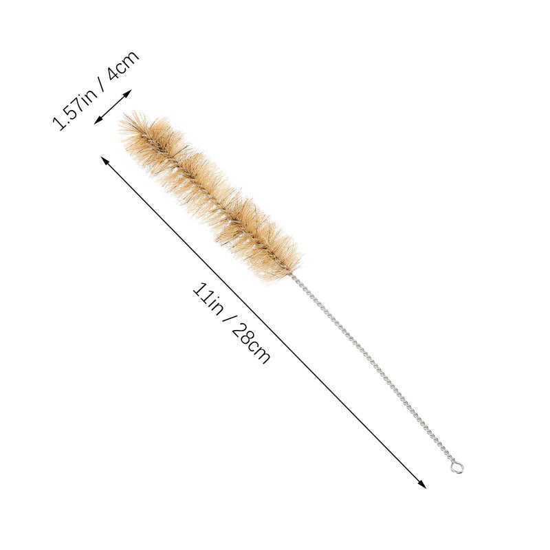10Pcs Large Nylon Test Tube Brushes For Laboratory Glassware And Chemical Bottle Cleaning - Image 3