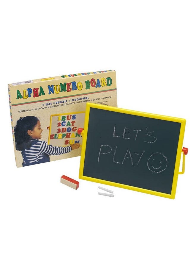 ZEPHYR Zephyr Alpha Numero Board,Educational Toy, Writing Board,for Boys & Girls 5 yr+  - Image 1